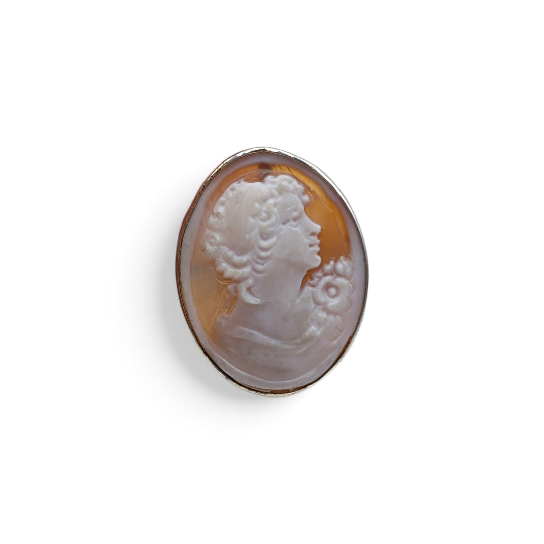 Anello Dea di Cammeo montato in Argento