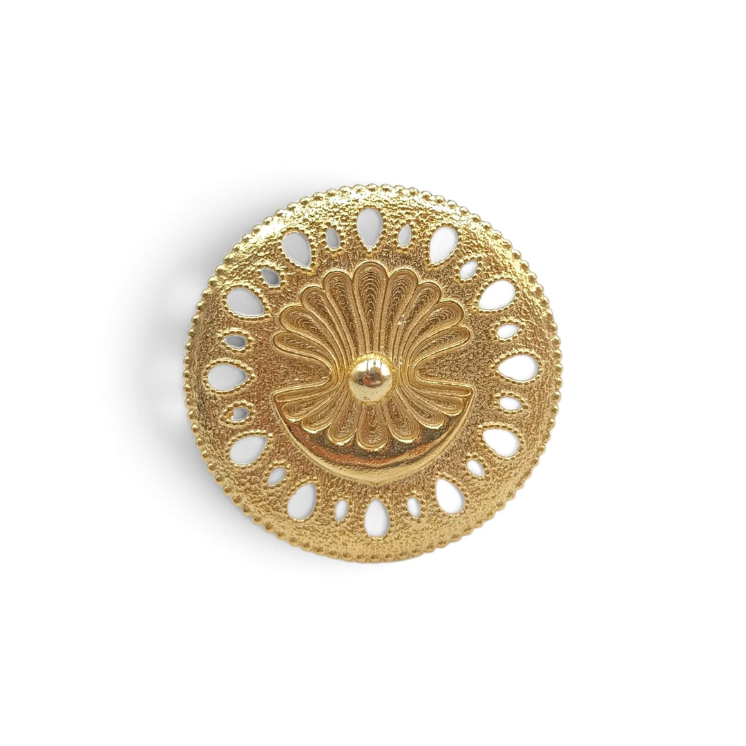 Anello Marchio Lucia Vitiello Gioielli di Napoli in Argento Dorato