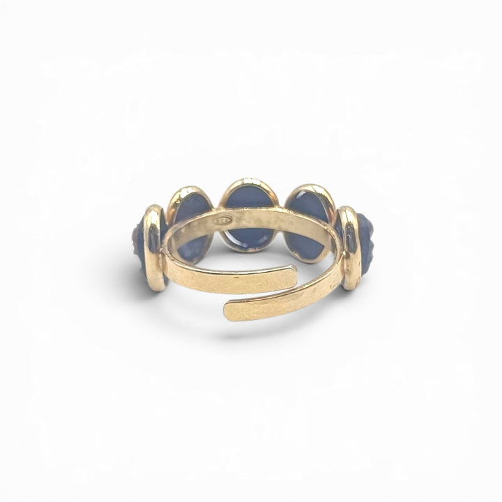 Veretta di Dame di Cammeo e Madreperla montati in Argento Dorato