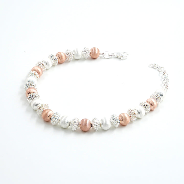 Bracciale "sfere" in argento
