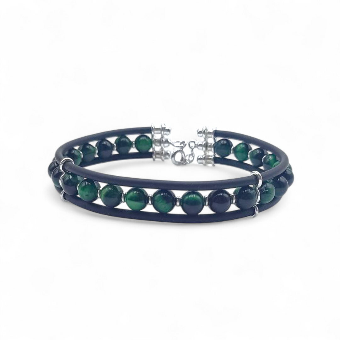 Light blue man bracelet