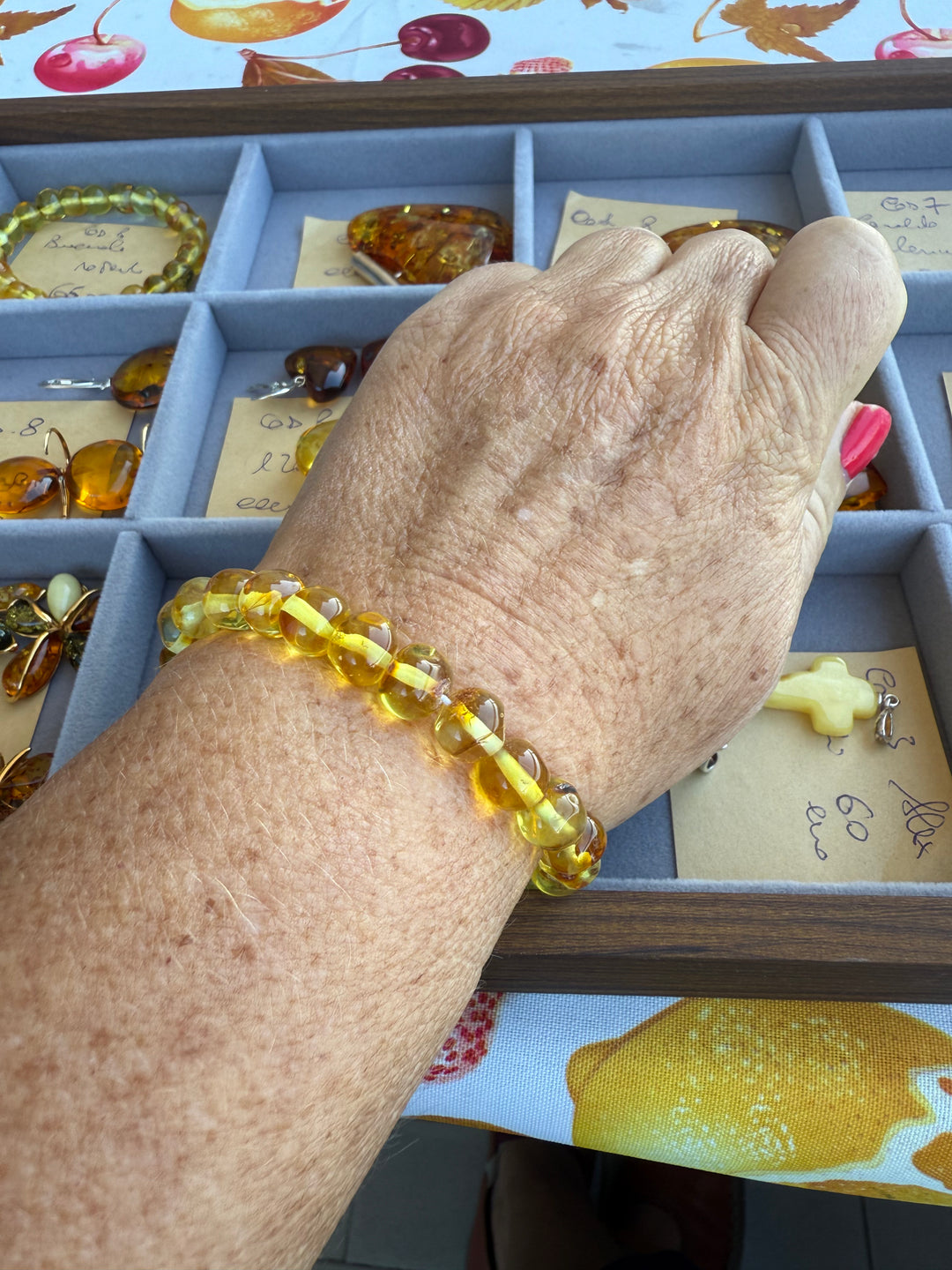 Bracciale Ambra gialla del baltico