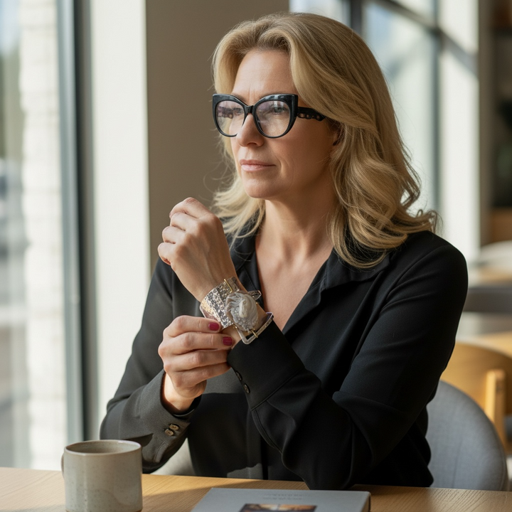 Bracciale Unicorno di Cammeo montato in Argento