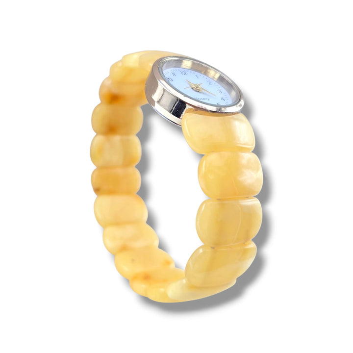 Bracciale orologio di ambra del Baltico