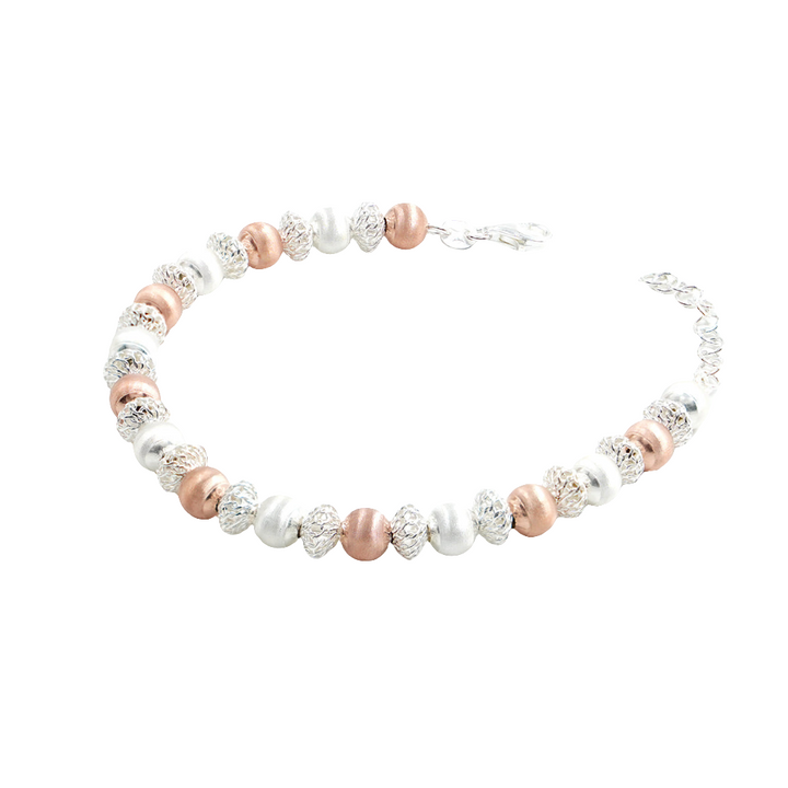 Bracciale "sfere" in argento