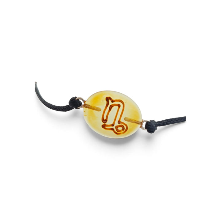 Bracciali Segni zodiacali di Ambra montati in Acciaio