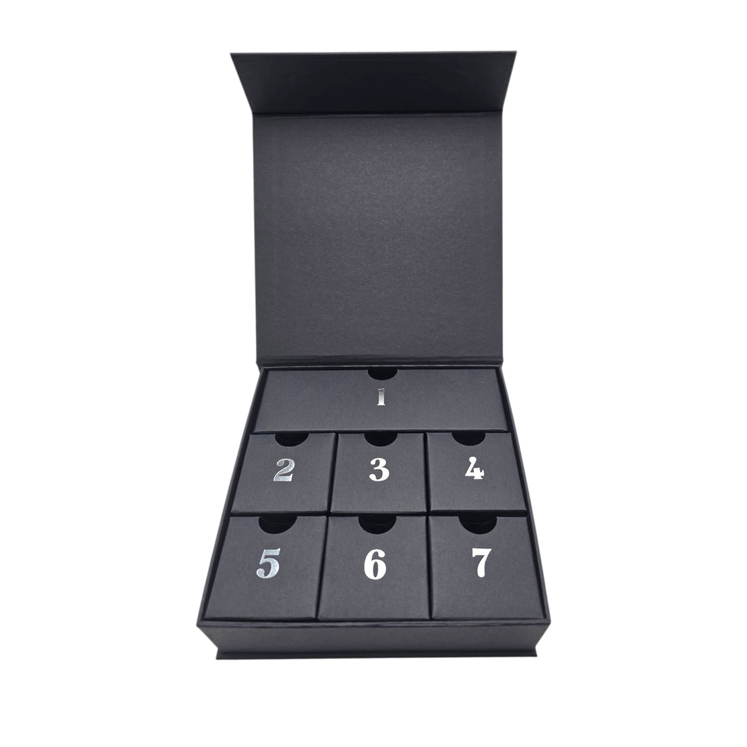 Calendario dell’avvento con 6 gioielli in argento e bigiotteria