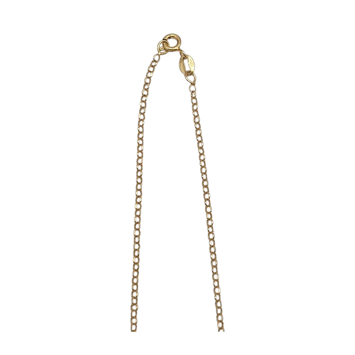 Collana Connubio d'amore di Cammeo montato in Argento Dorato