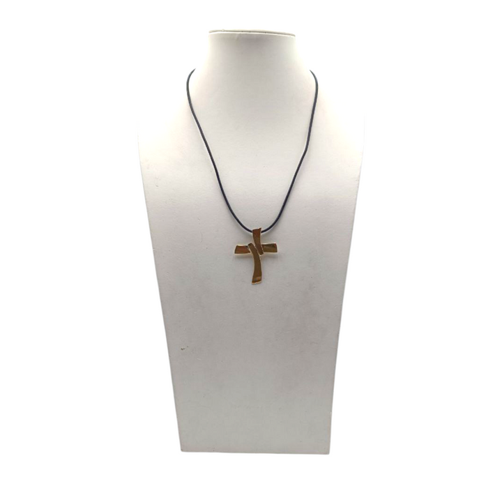 Collana Croce in Ottone
