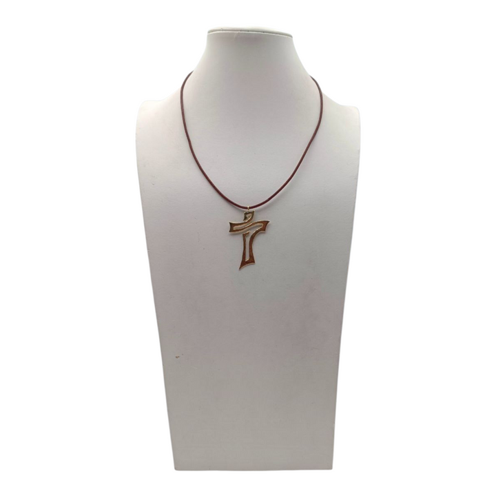 Collana Croce in Ottone