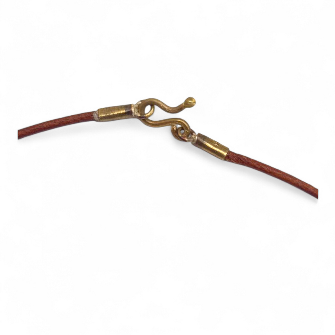 Collana Croce in Ottone
