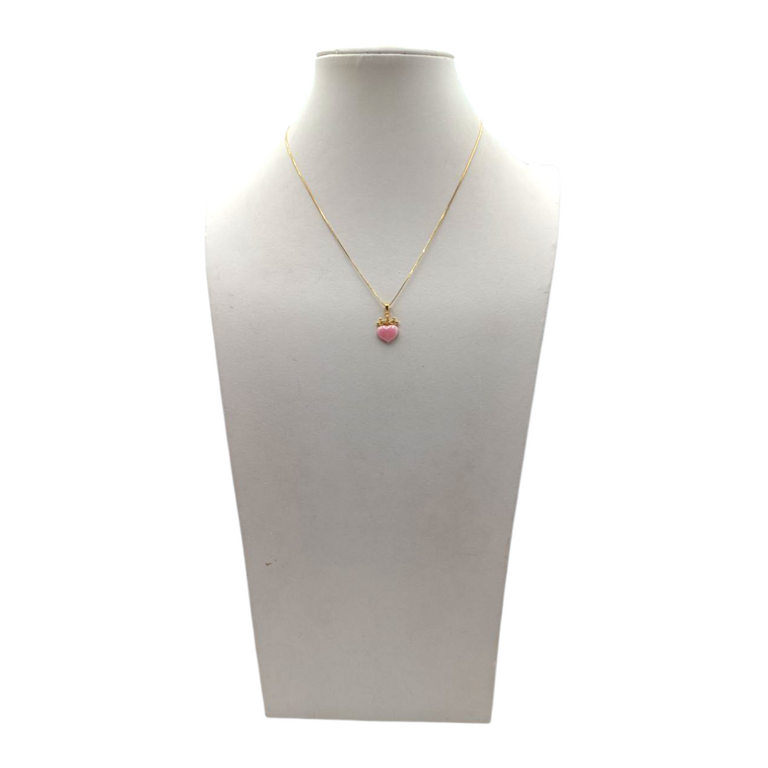 Collana principessa di Conchiglia montato in Argento Dorato