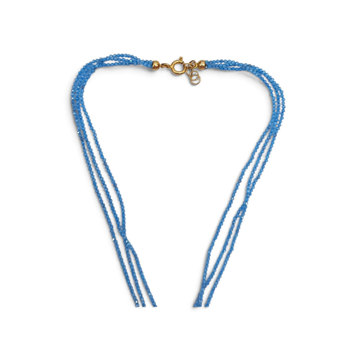 Collana Dea dei Fiori di Cammeo, Perle e Zirconi montata in Argento Dorato