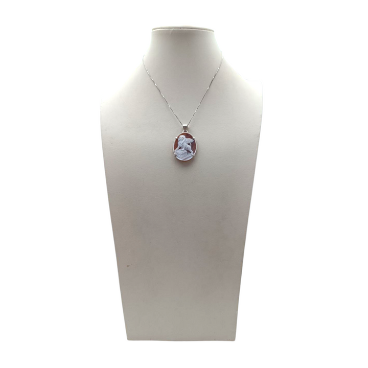 Collana Leone di Venezia di Cammeo montato in Argento