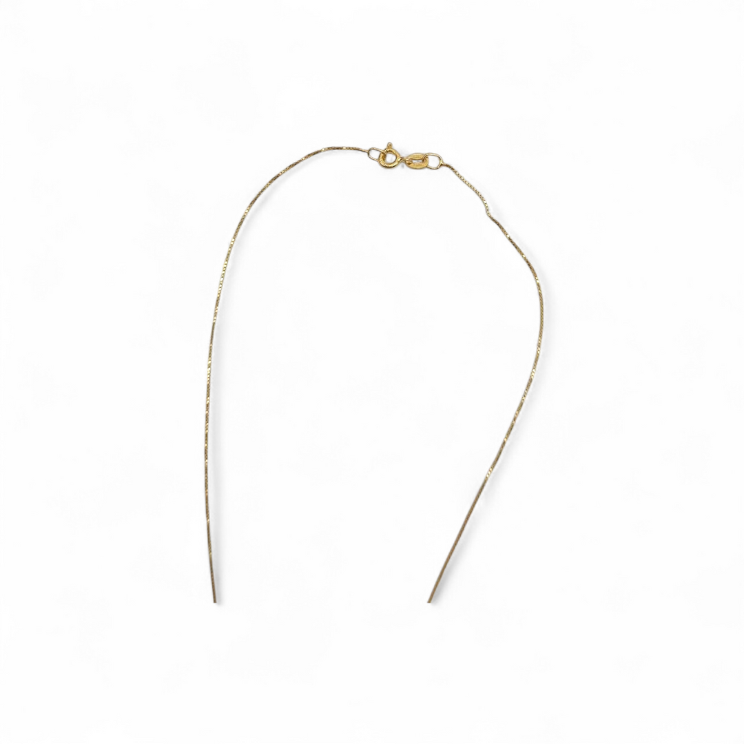 Collana con Ciondolo Maschera Teatrale di Cammeo montata in Argento Dorato