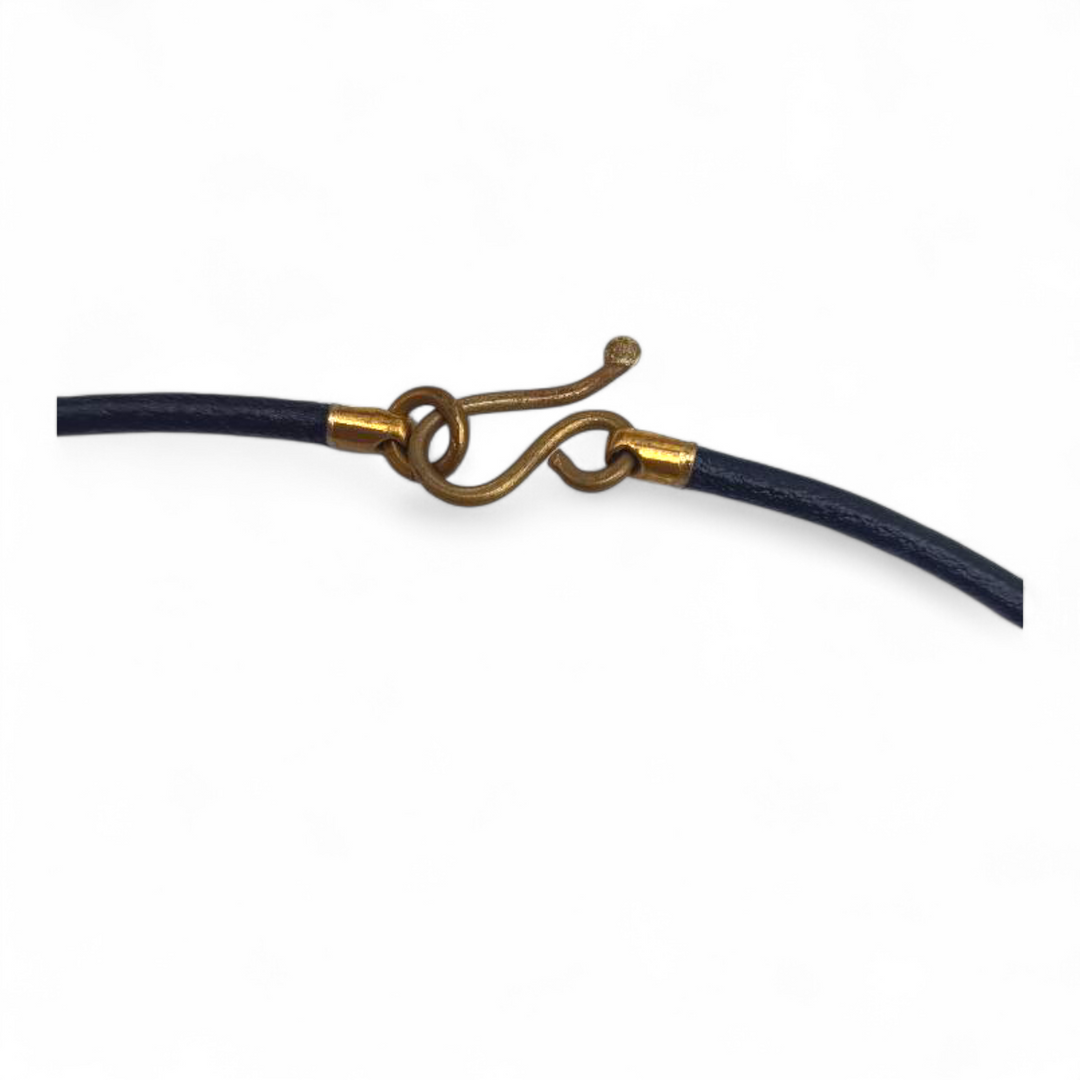 Collana Pesce in Ottone