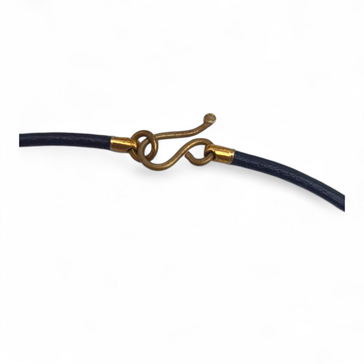Collana Pesce in Ottone
