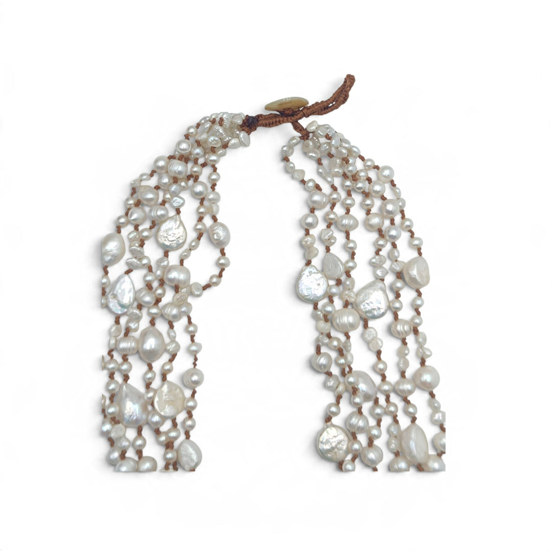 Collana Venezia di Cammeo montato in Cotone