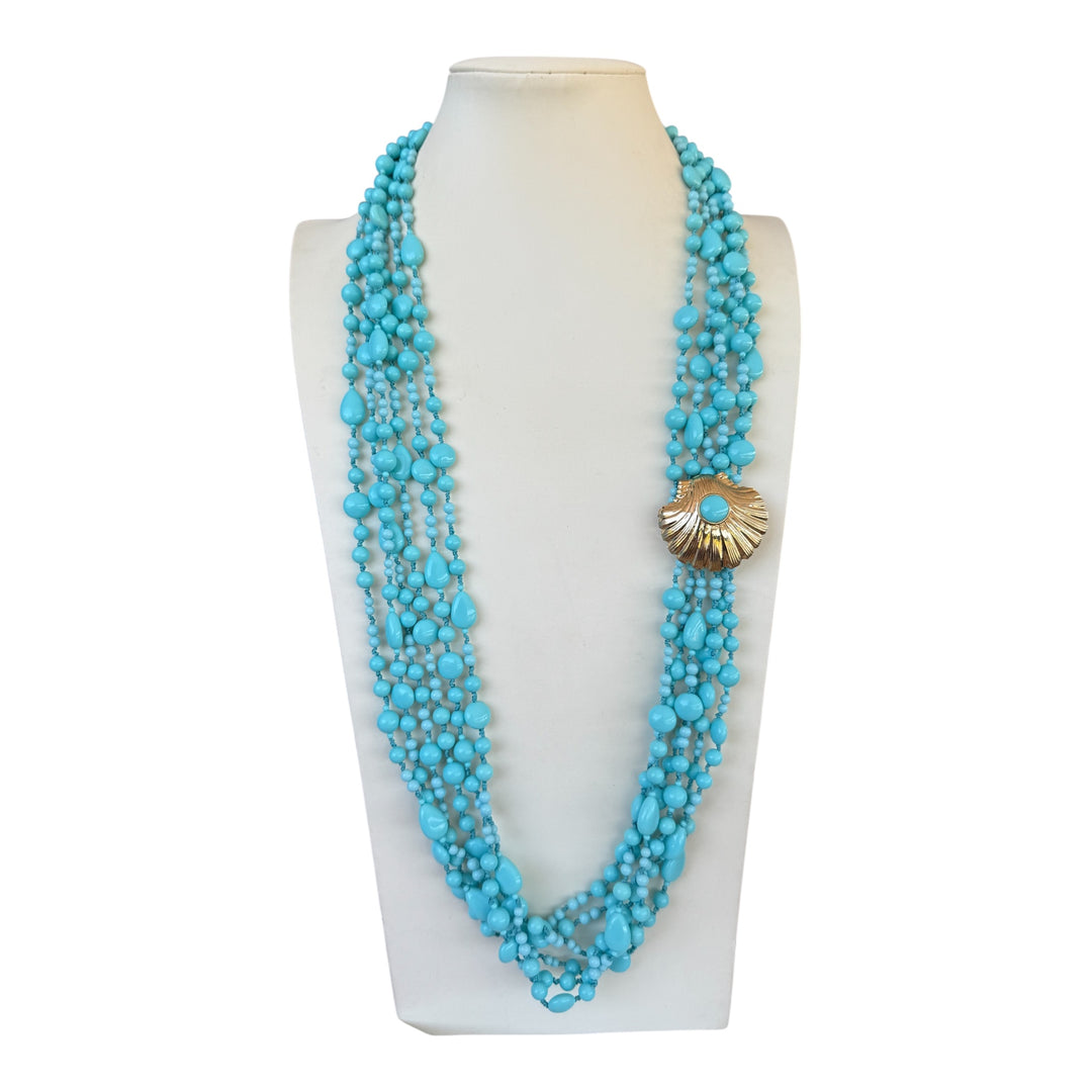 81stgeneration Collana con Ciondolo Turchese Rotondo in Filigrana in Stile Vintage in Argento Sterling per Donna | Ciondolo Floreale di Ispirazione Vittoriana con Volute Ornate 81stgeneration Collana con Ciondolo Turchese Rotondo in Filigrana in Stile Vintage in Argento Sterling per Donna | Ciondolo Floreale di Ispirazione Vittoriana con Volute Ornate