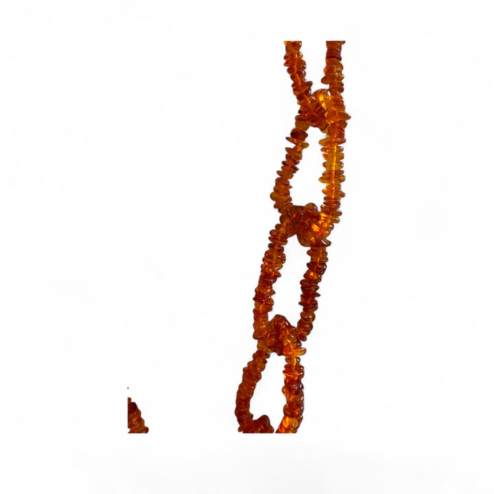 Collana catena di ambra rossa, del Mar Baltico
