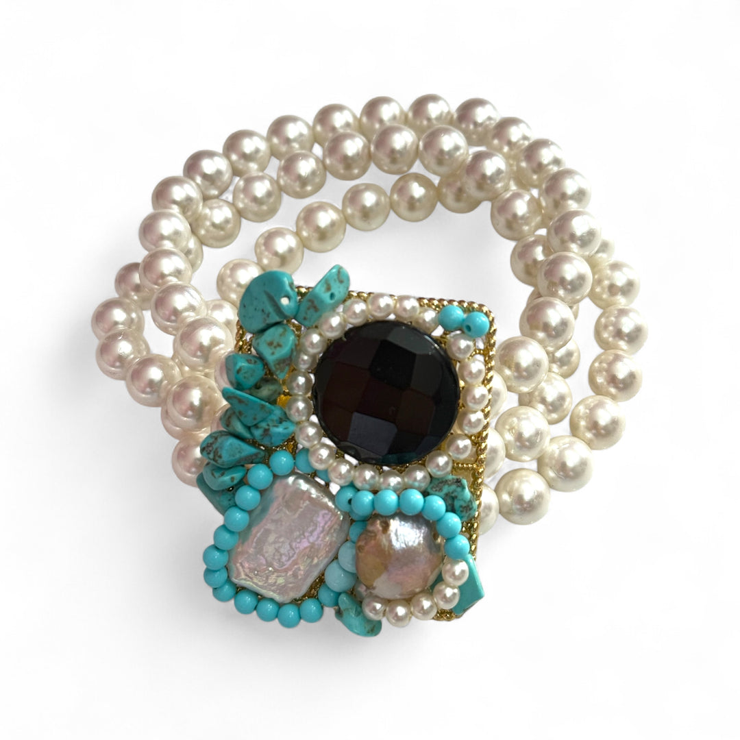 Fine collezione - Bracciali Multifili di perle