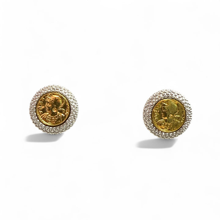 Fine collection - Roman coin earrings in silver