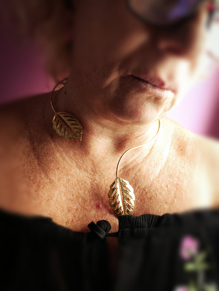 END OF COLLECTION - Leaf Necklace