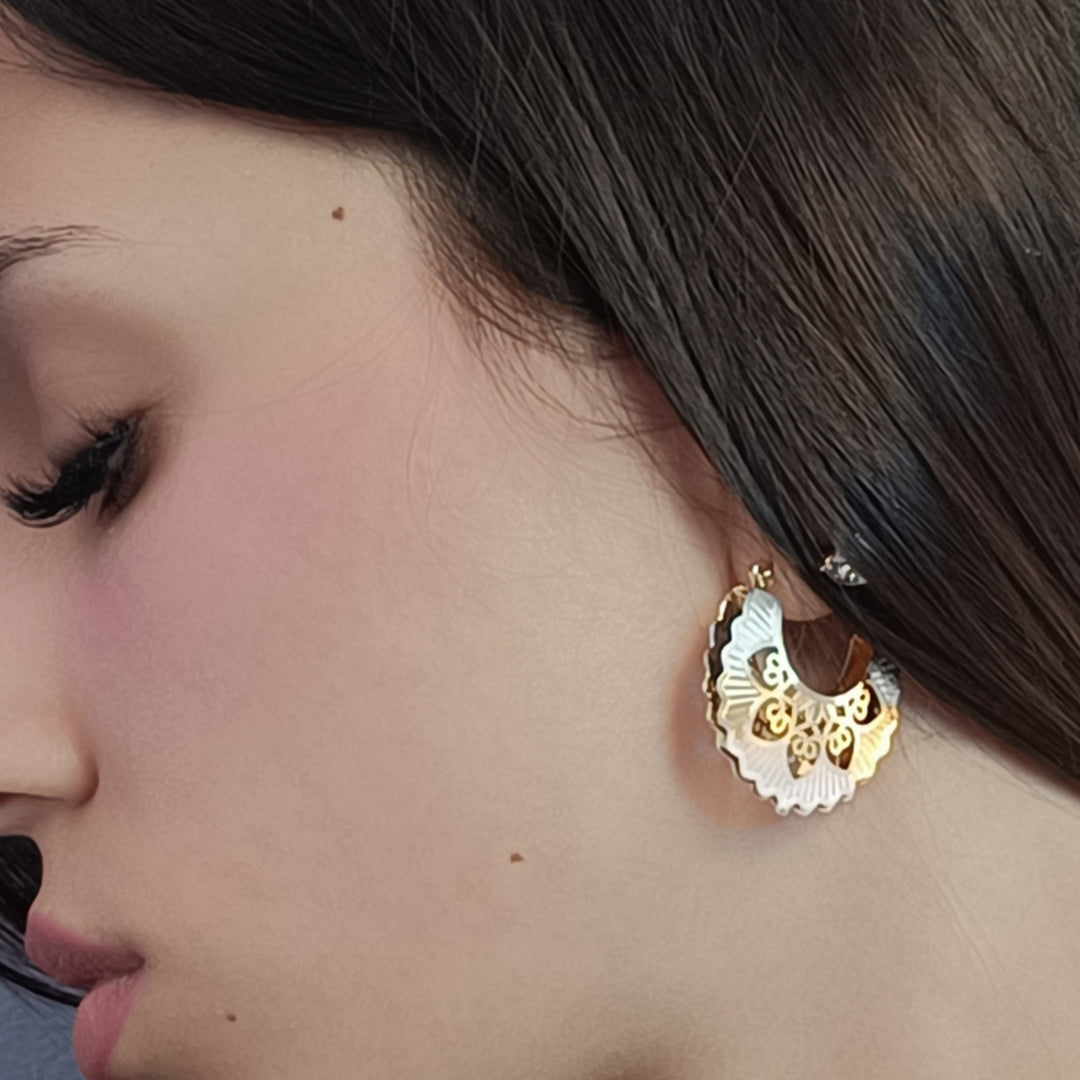 END OF COLLECTION - Fan earrings