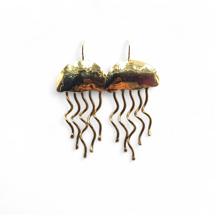 Orecchini Medusa in Ottone e Argento
