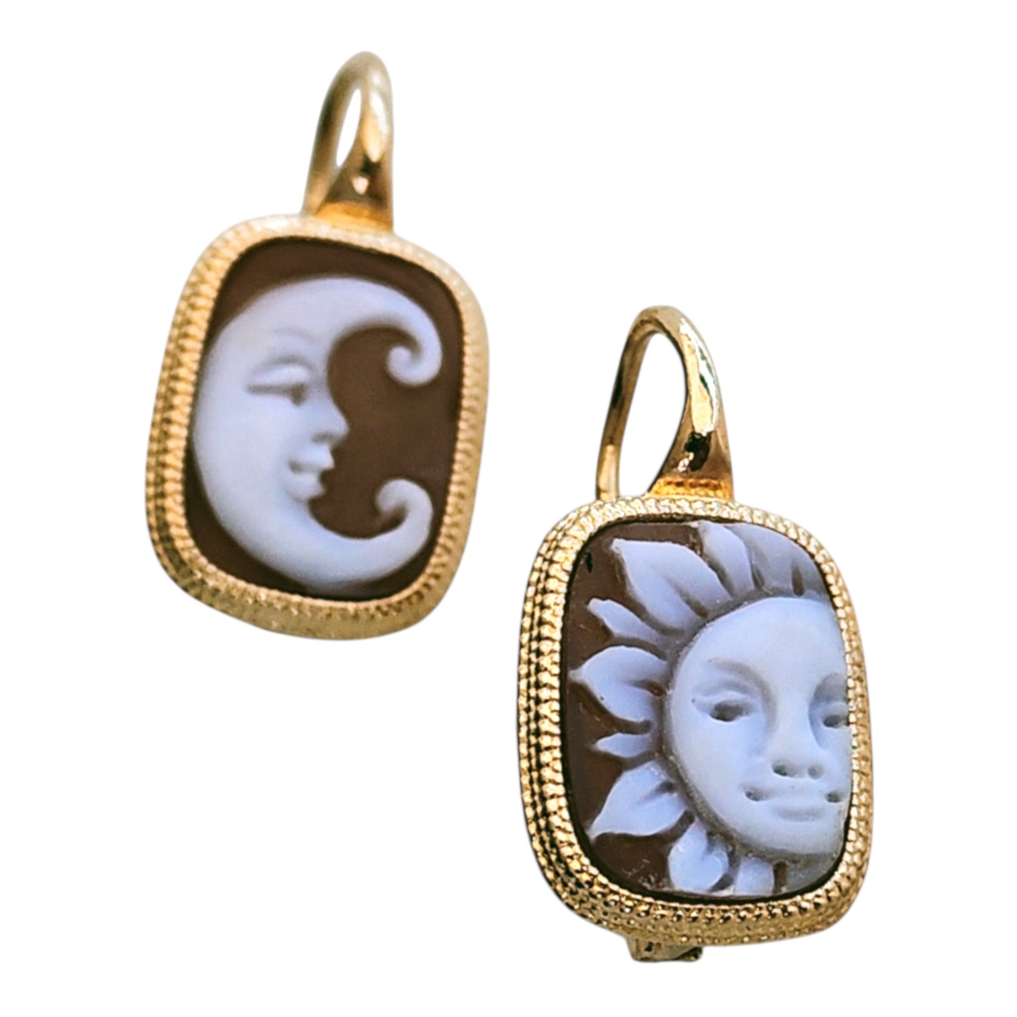 Orecchini Donna A Forma Di Sole In Argento 925 - Knsam, In Custodia Regalo
