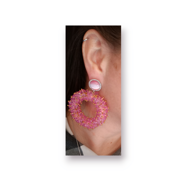 END OF COLLECTION - Earrings on zirconia