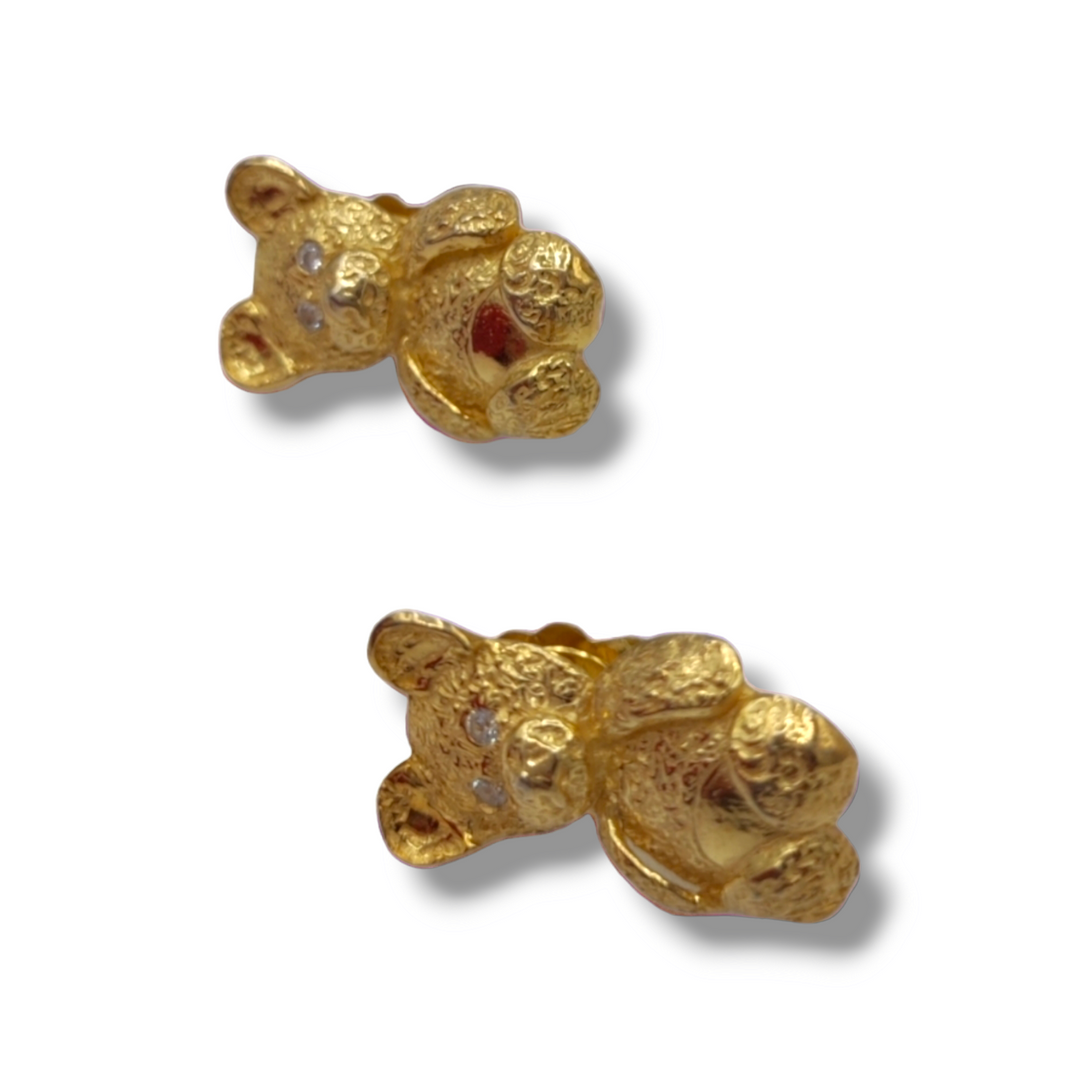 FINE COLLEZIONE - Orecchini orsetto in argento Lucia Vitiello Gioielli di Napoli