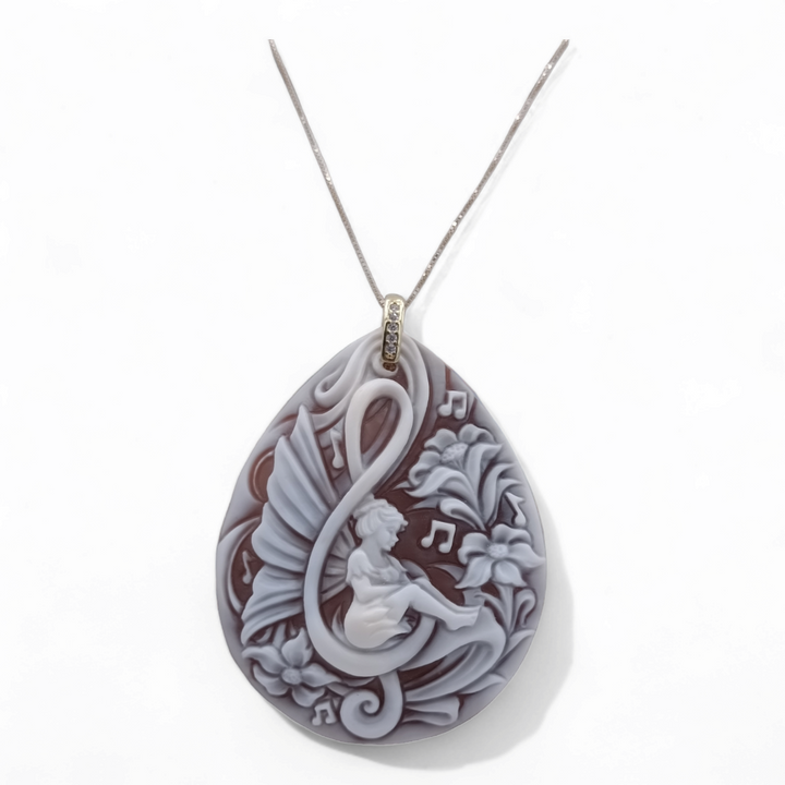 music fairy pendant necklace