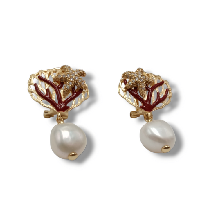 Marine Silver Earrings