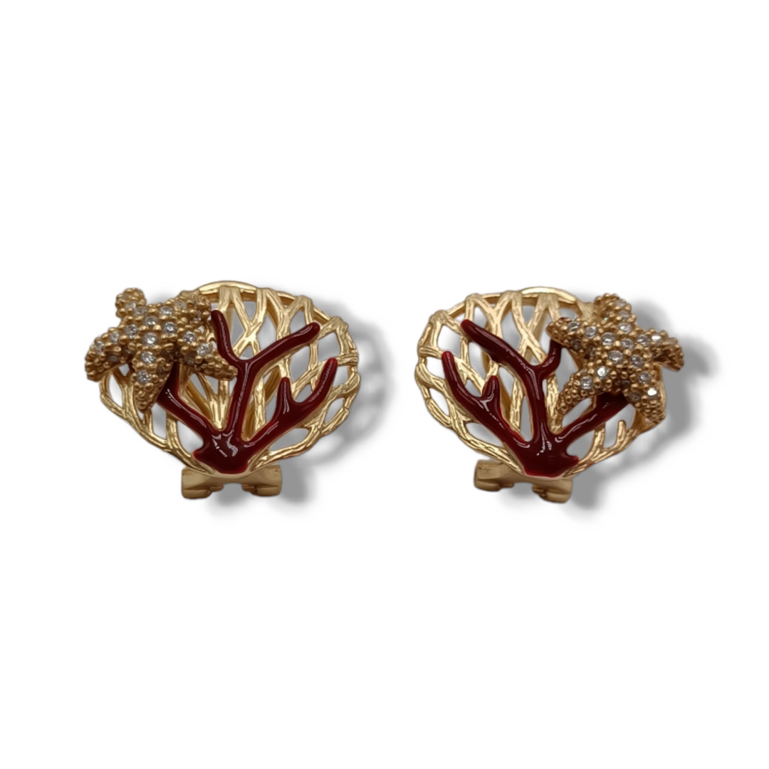Marine Silver Earrings