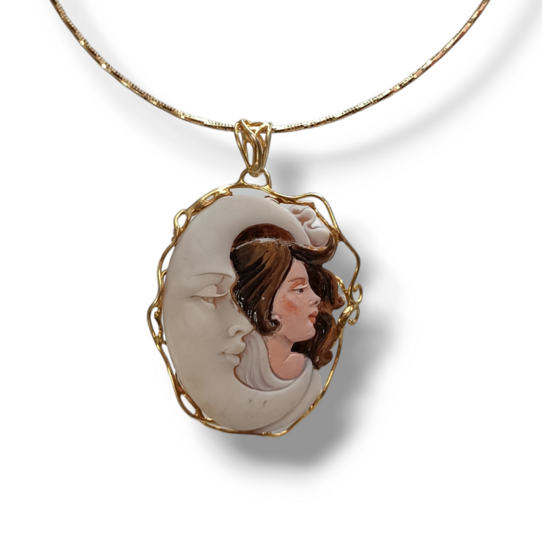 Moon goddess necklace