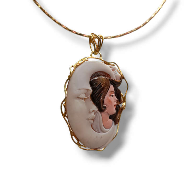 Moon goddess necklace