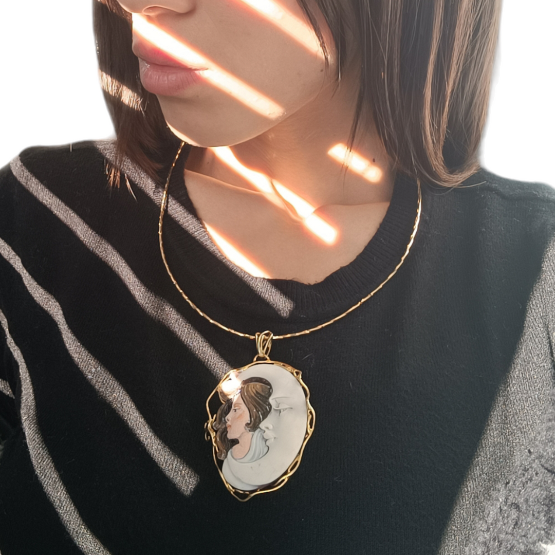 Moon goddess necklace