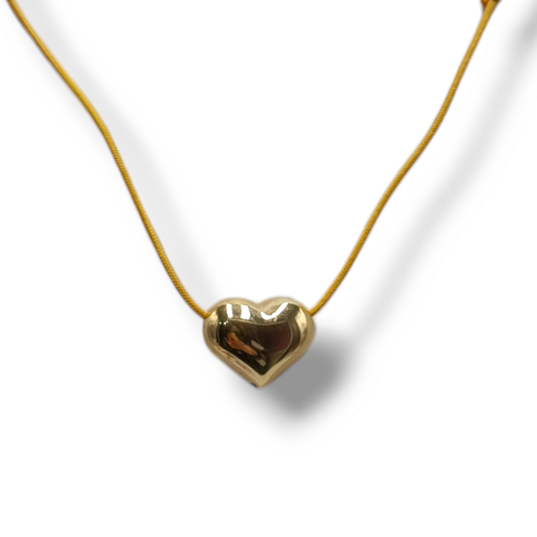 END OF COLLECTION - Silver heart necklace