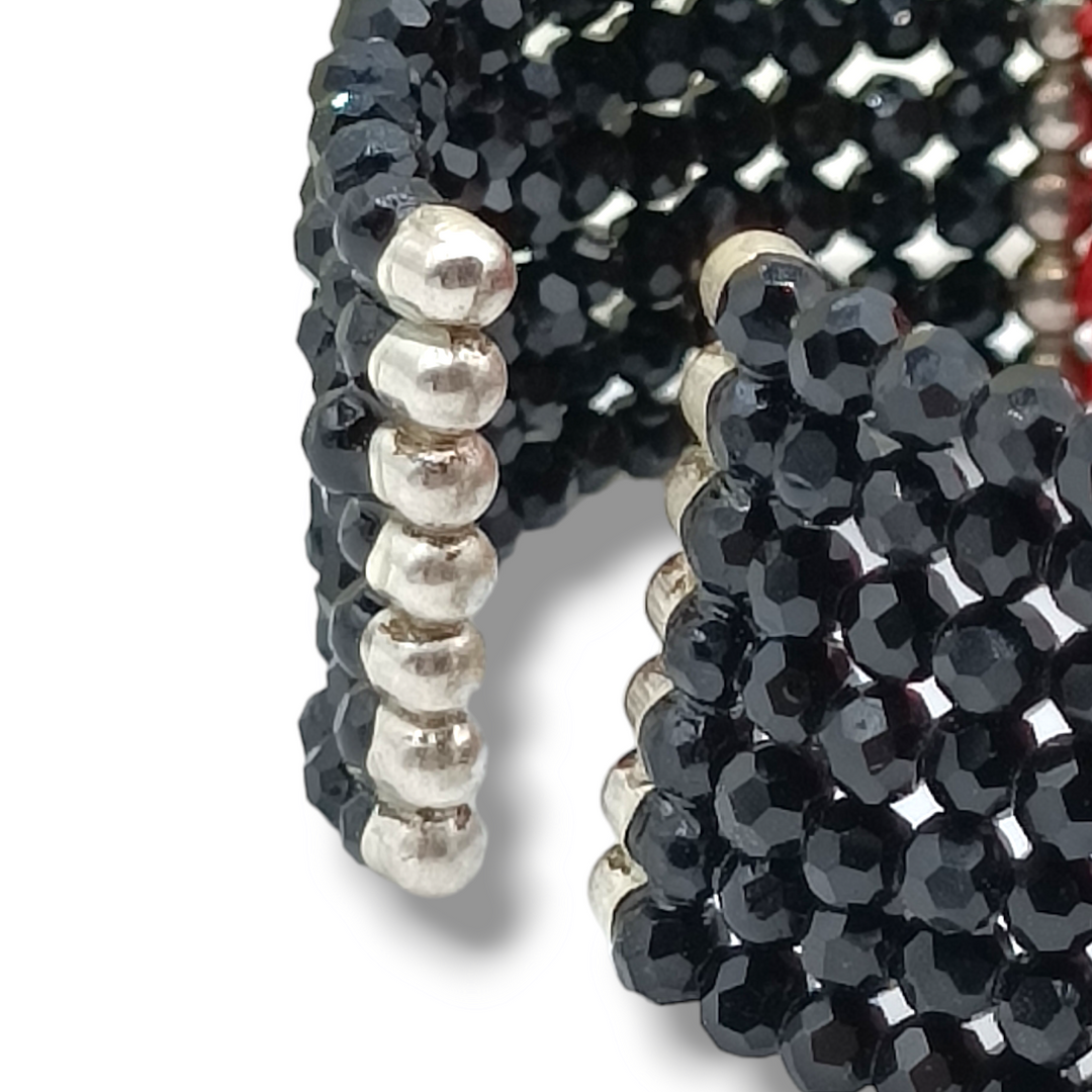 Bracciali schiava in corallo e agata montato su argento Lucia Vitiello Gioielli di Napoli