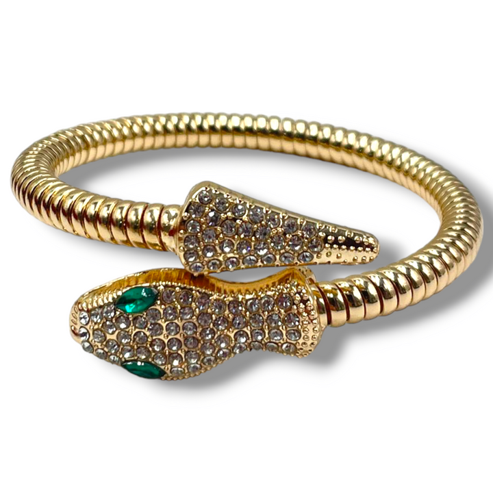 END OF COLLECTION - Zirconia Snake Bracelet