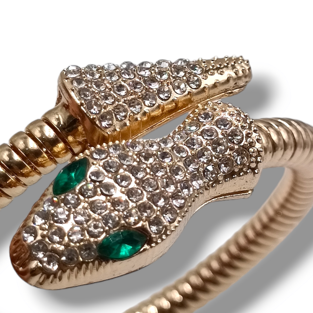 END OF COLLECTION - Zirconia Snake Bracelet