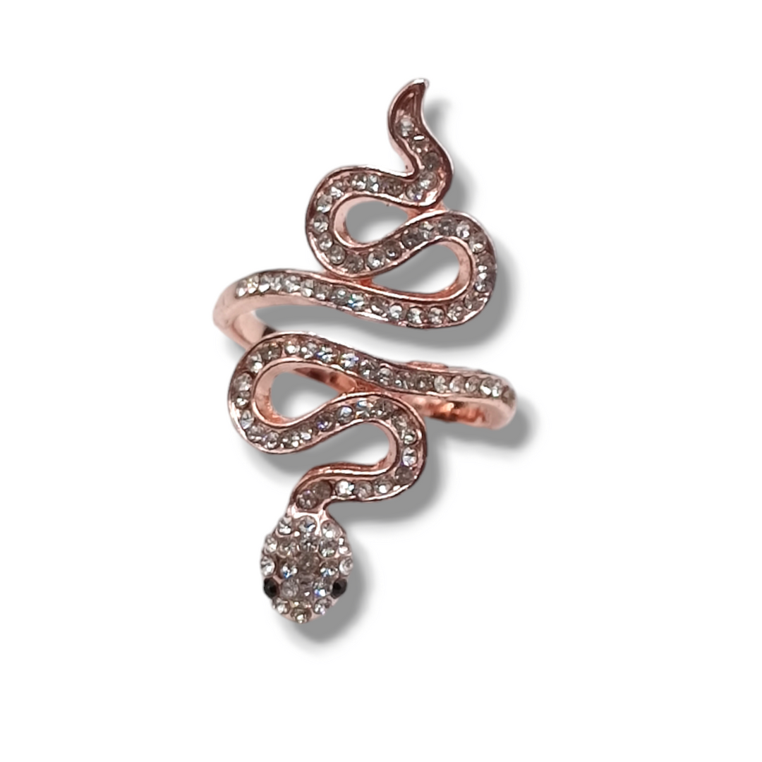 END OF COLLECTION - Zirconia Snake Ring
