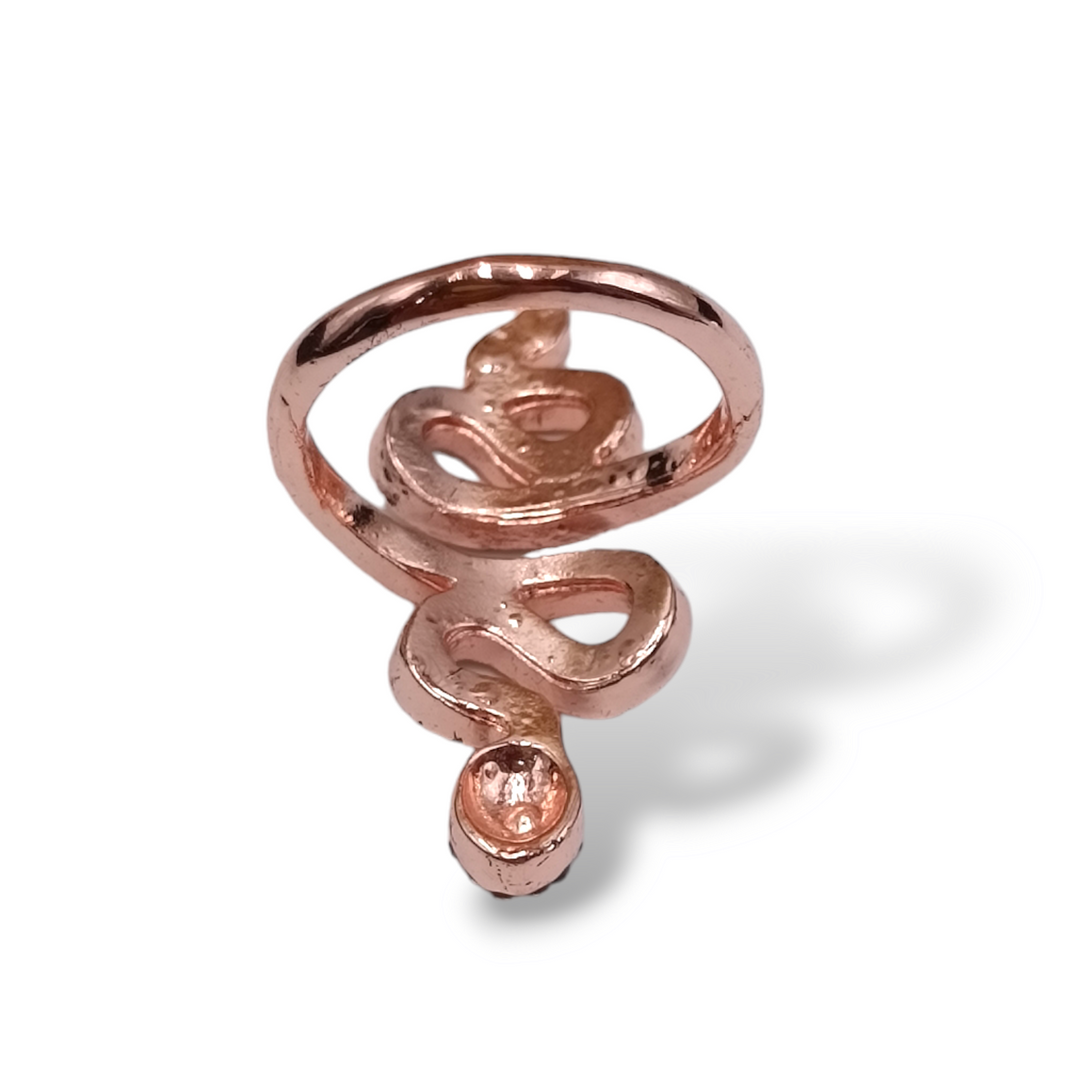 END OF COLLECTION - Zirconia Snake Ring
