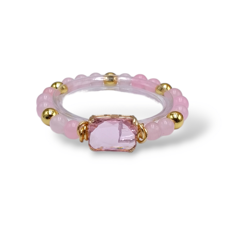 END OF COLLECTION - Agate and zirconia bracelets