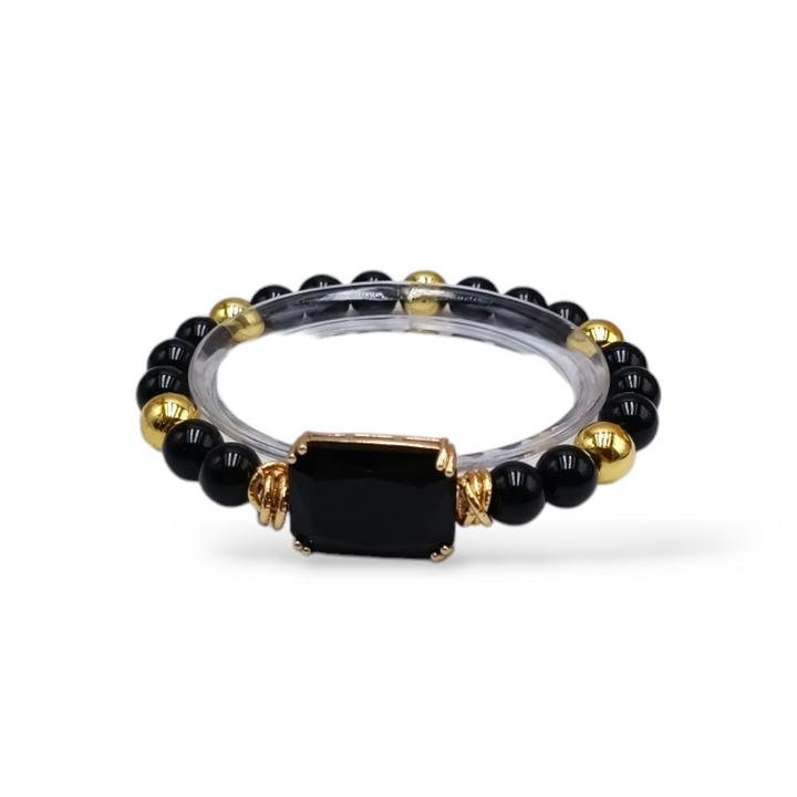 END OF COLLECTION - Agate and zirconia bracelets