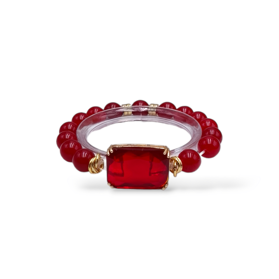 END OF COLLECTION - Agate and zirconia bracelets