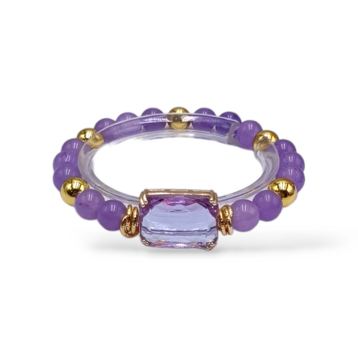 END OF COLLECTION - Agate and zirconia bracelets