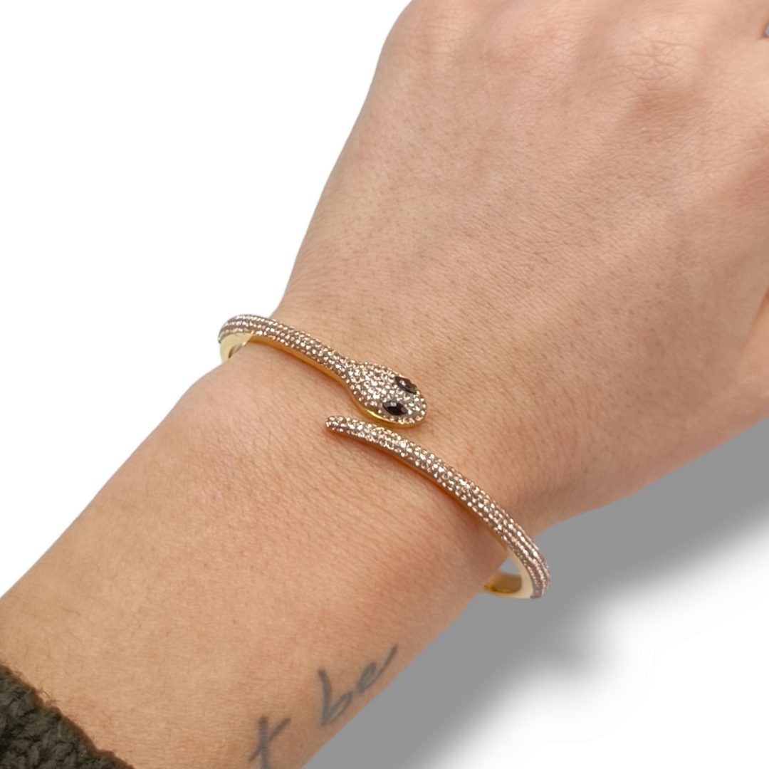 END OF COLLECTION - Snake bracelet on nickel free steel