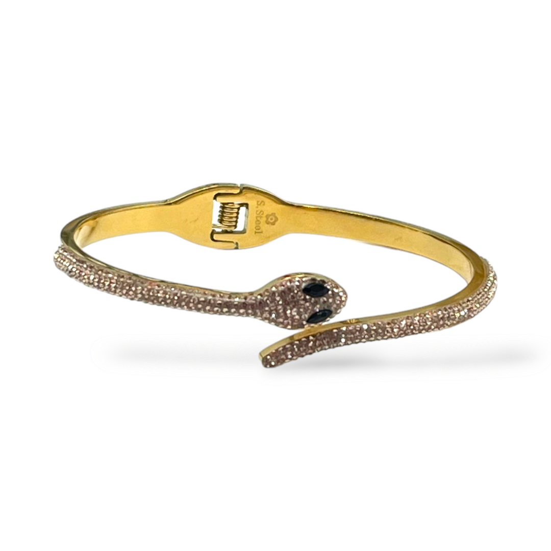 END OF COLLECTION - Snake bracelet on nickel free steel
